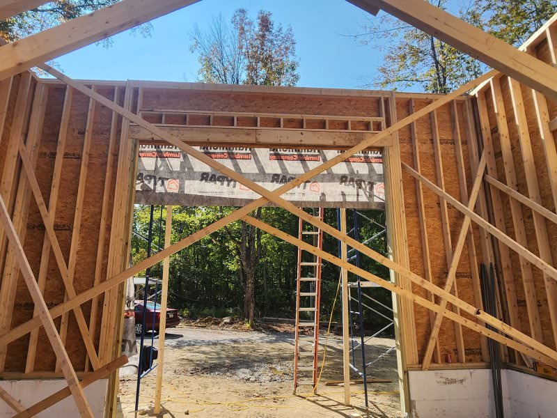 Boat Garage with Apartment - New Construction